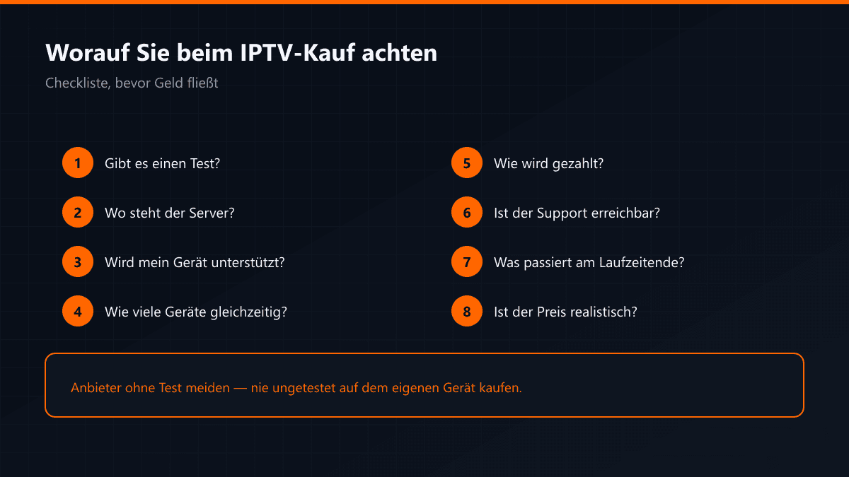 Acht Prüfpunkte für die Wahl eines IPTV-Anbieters